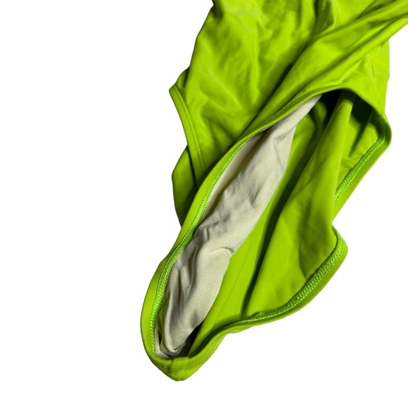 Victoria’s Secret Vintage 90s Set Neon Green One Piece & Cover-up 34D & Medium - Picture 4 of 10